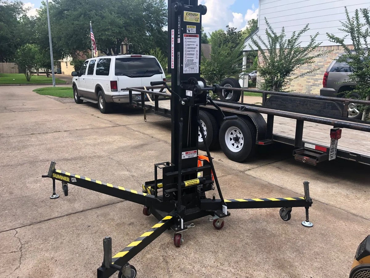 Sumner Eventer Stage Lift Being Loaded Tested – Energized Engines