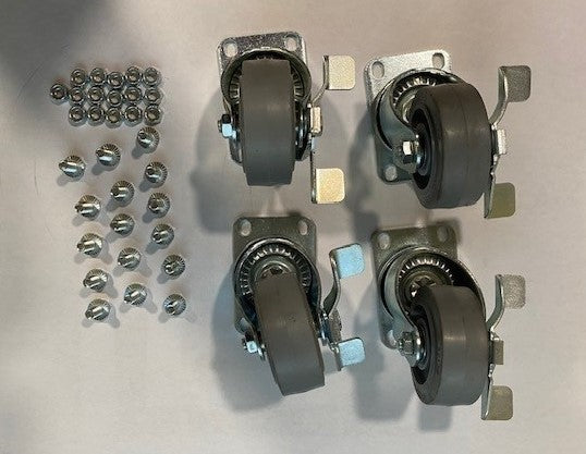 Upgraded Caster Kit (Gray) for Series 2400