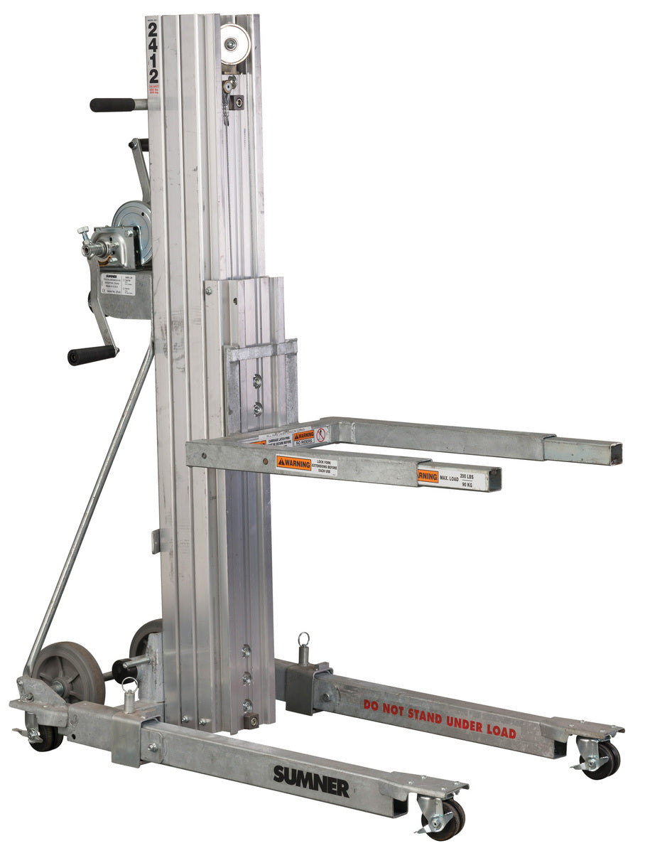 Sumner SKU 784752  / 2412 Contractor Lift (12’/400 lbs.) - Galvanized