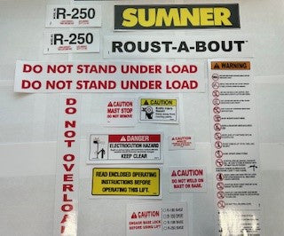 EE 1013 Roust A Bout R-250 Decal Kit