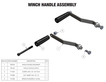 Sumner 783756 HANDLE WELDMENT