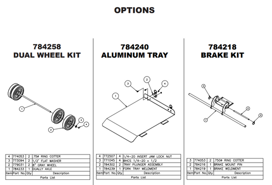 Sumner 784258 Dually Wheel Kit